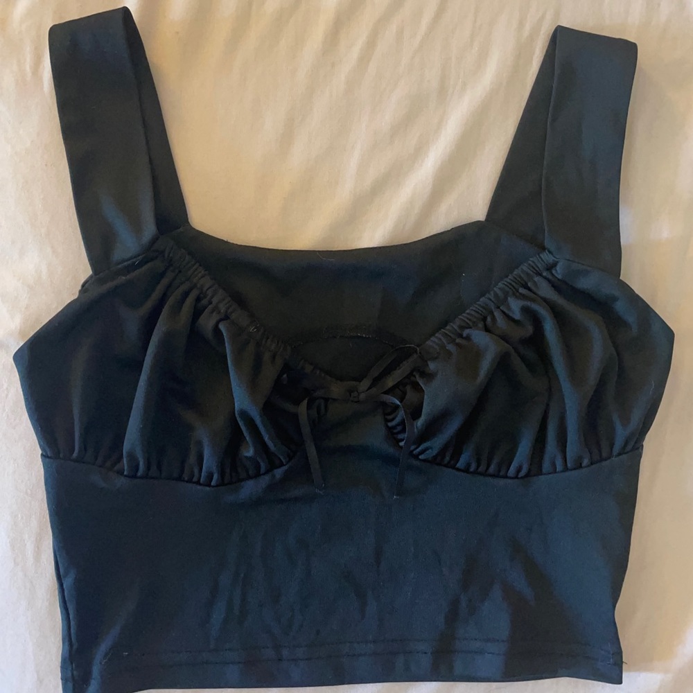 Black Bustier Tank Top size S